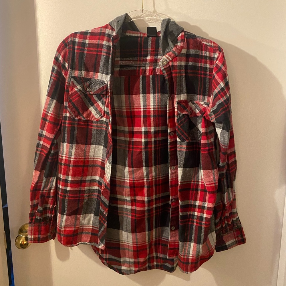 Empyre hooded flannel